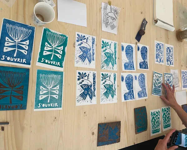 Initiez-vous à la linogravure - Afbeelding nr. 4 - Wecandoo