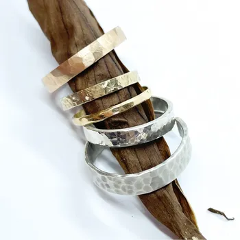 Fabriquez votre bague martelée