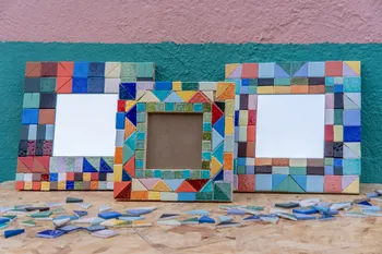 Réalisez votre miroir en mosaïque