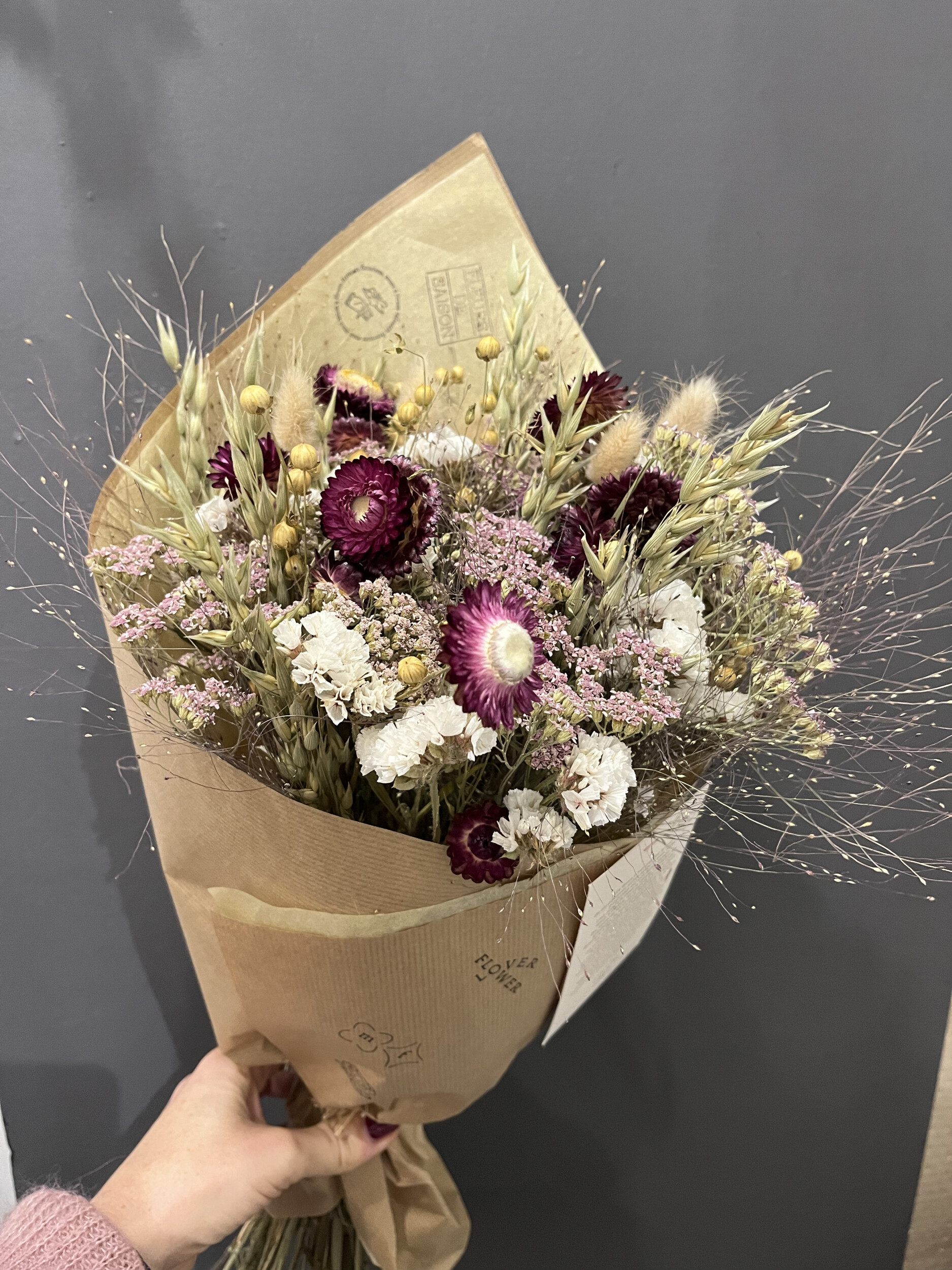 Composez votre bouquet de fleurs séchées
