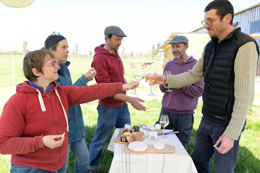 Dégustez de délicieux accords fromages et vins avec Catherine et Benoît - Afbeelding nr. 1 - Wecandoo