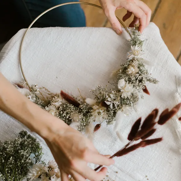 Wecandoo - Create your own dried flower wreath