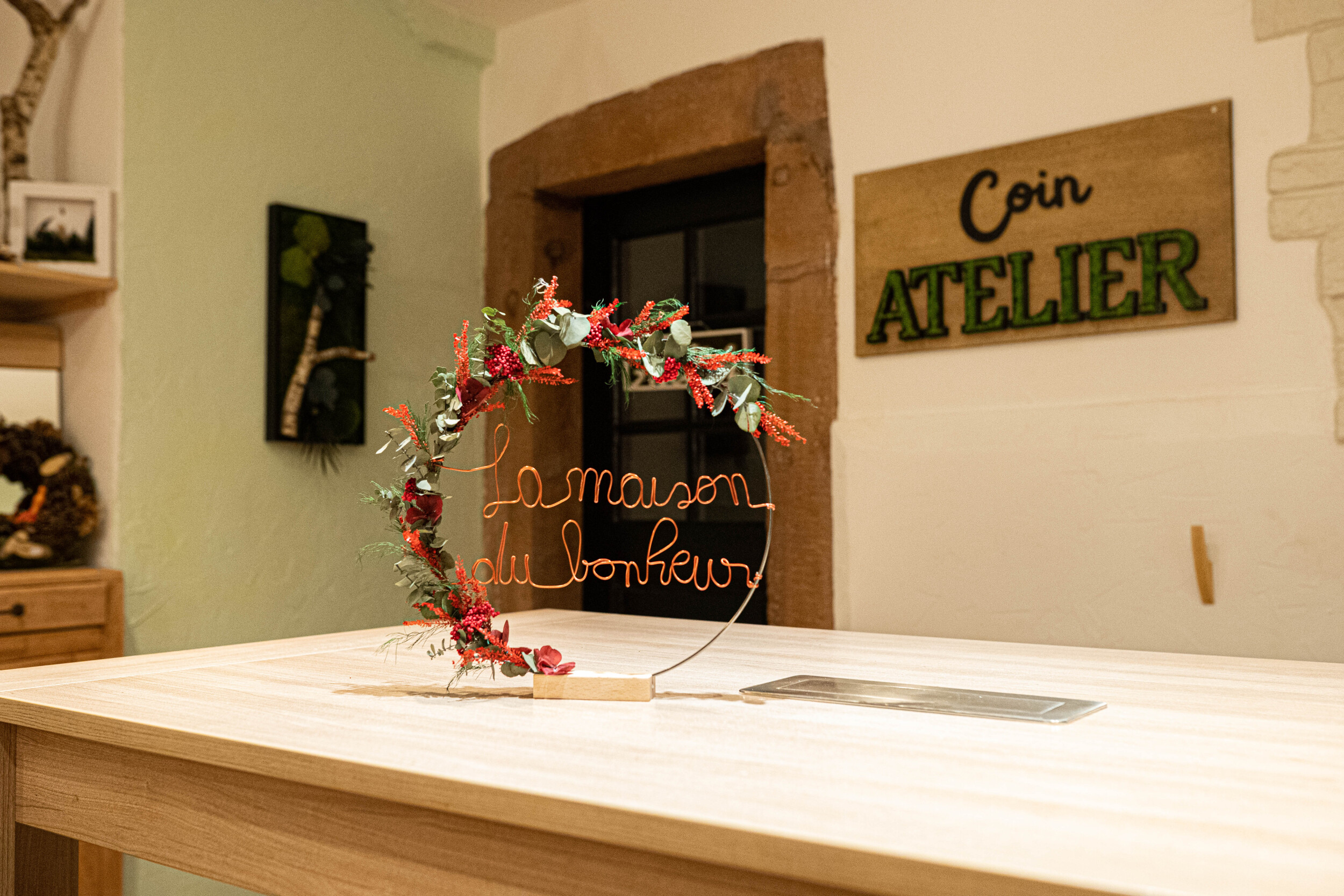 Composez votre couronne végétale