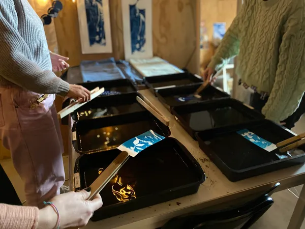 Enchantez votre équipe et réalisez une œuvre collective en cyanotype avec Caroline - Image n°4 - Wecandoo