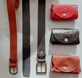Fabriquez votre ceinture et porte-monnaie en cuir