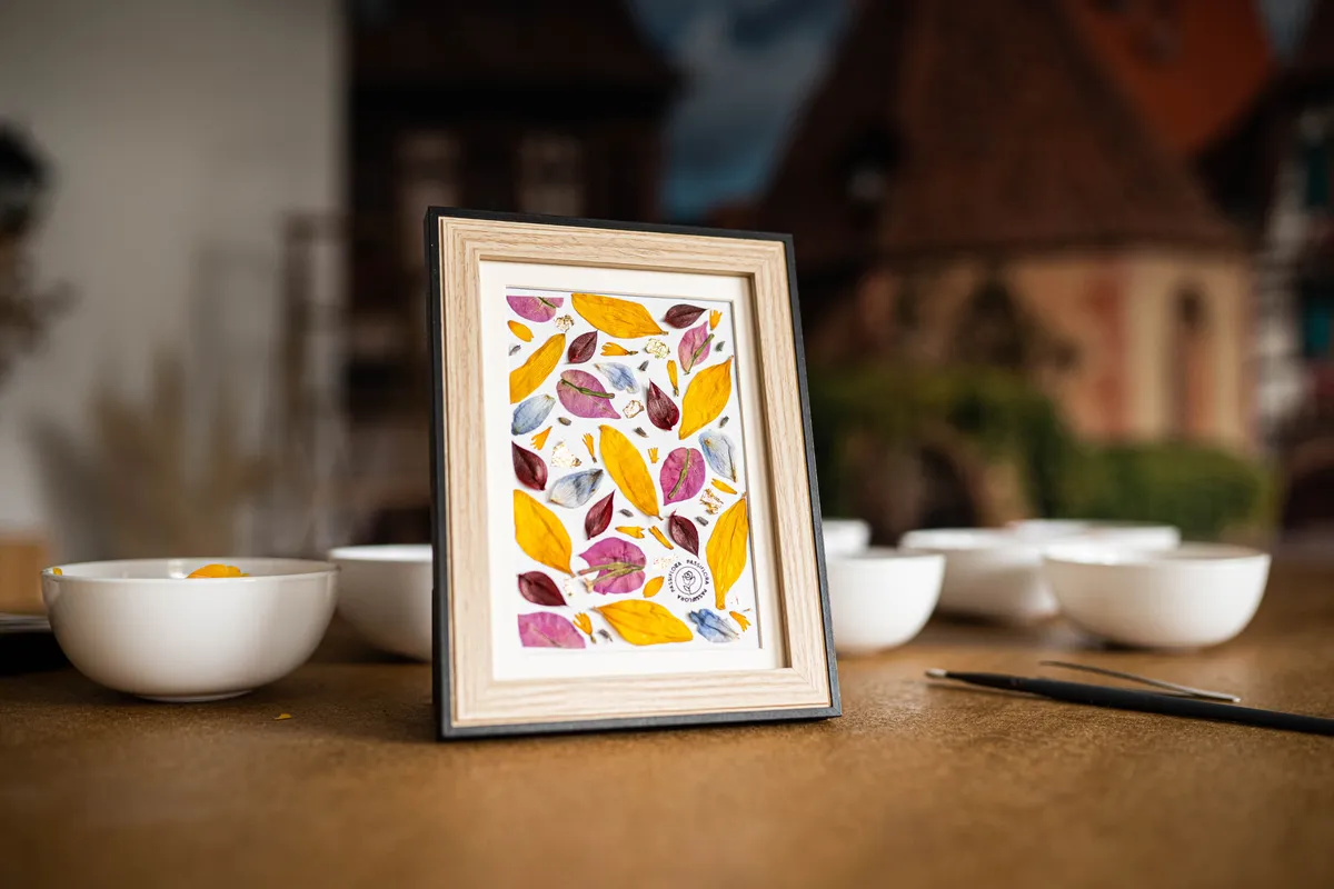 Réalisez votre décoration murale en fleurs séchées