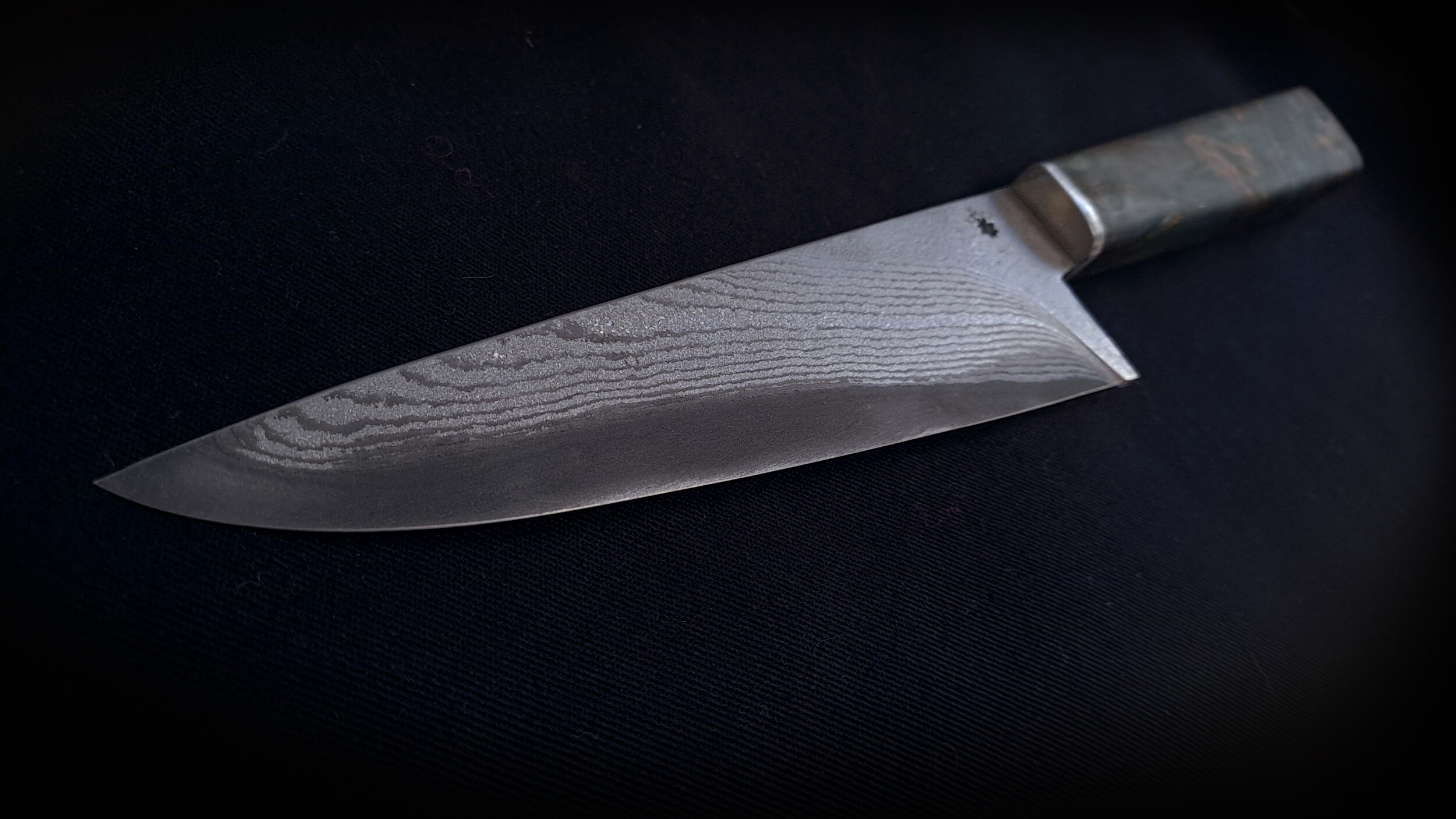 Forgez votre couteau fixe damassé - 3J