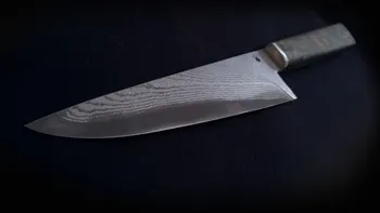 Forgez votre couteau fixe damassé - 3J