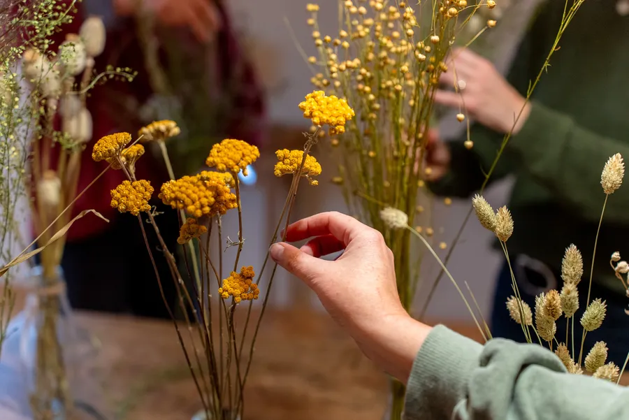 Réalisez votre bouquet de fleurs séchées avec Stéphanie - Afbeelding nr. 1 - Wecandoo