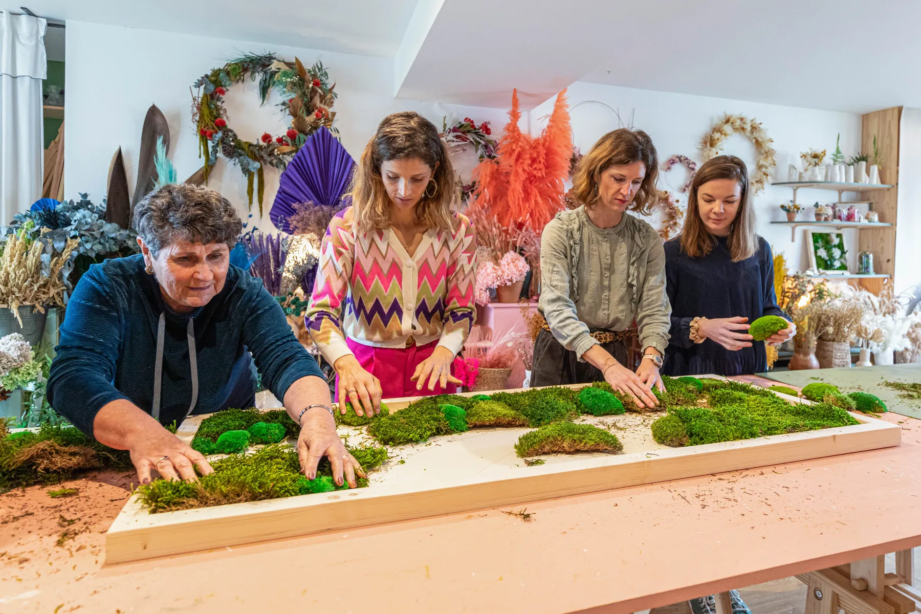 Fabriquez votre fresque végétale en groupe avec Claire - Image n°3 - Wecandoo