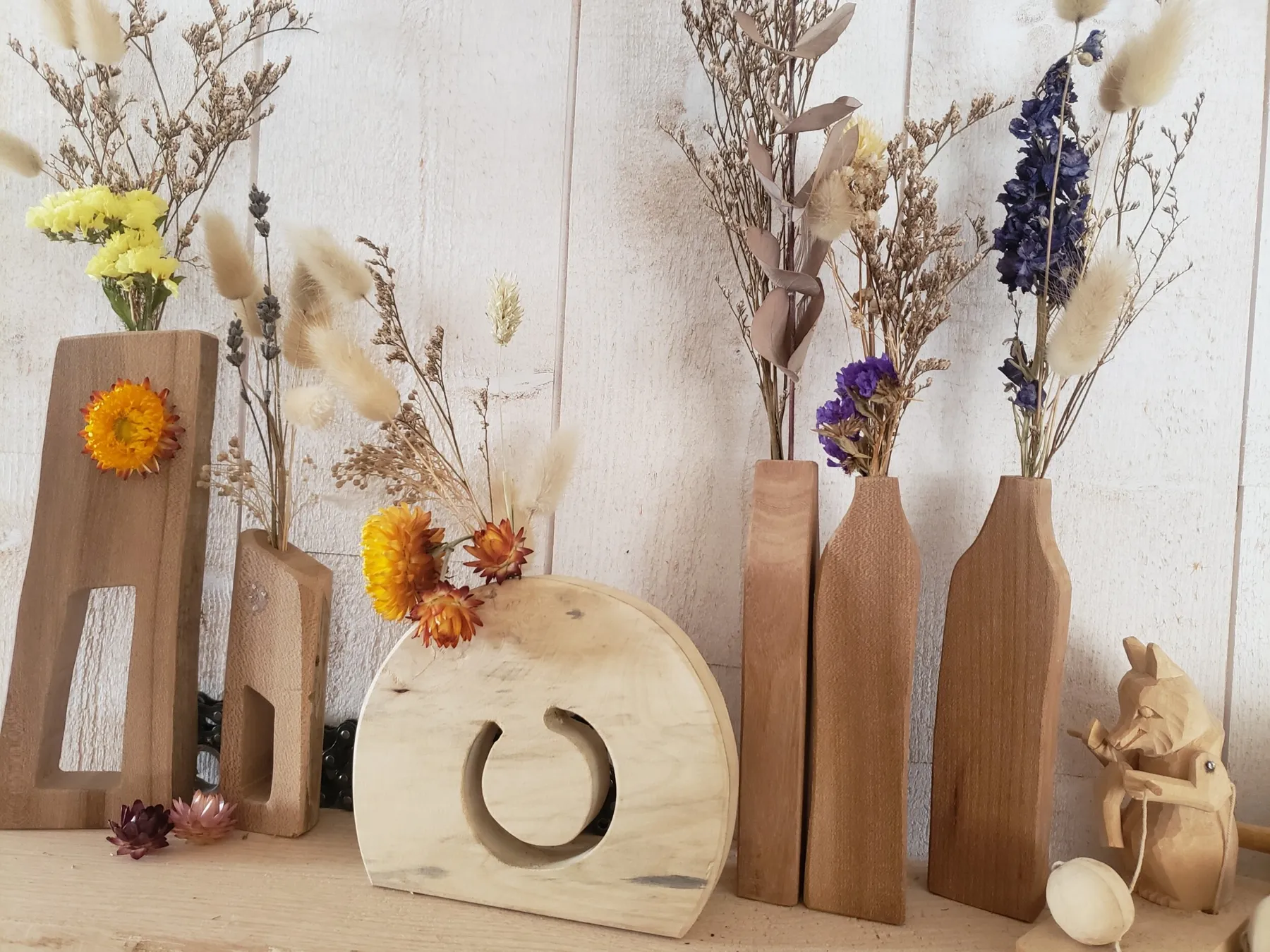 Réalisez votre soliflore en bois massif avec Carole - Image n°2 - Wecandoo