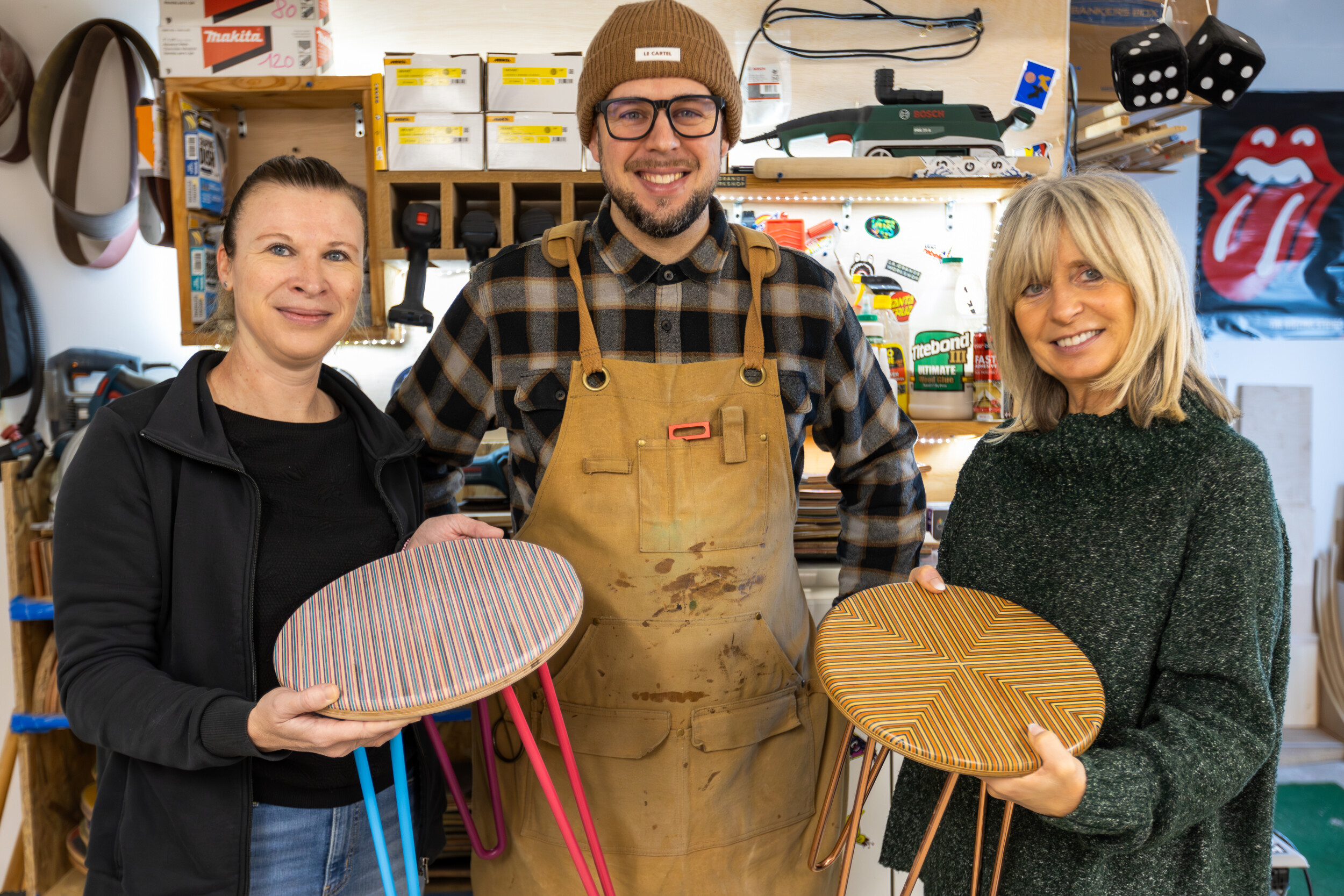 Wecandoo - Réalisez votre tabouret en skates upcyclés sur une journée avec Julien - Image n°3