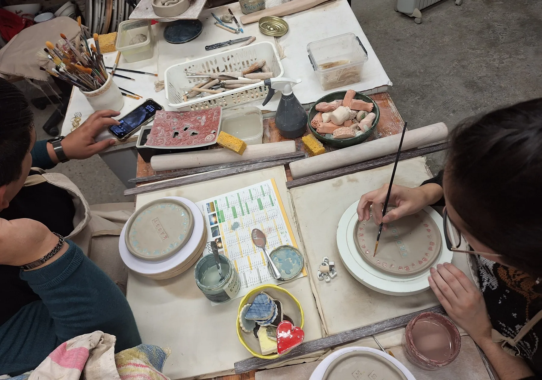 Fabriquez vos pièces en céramique en duo - Afbeelding nr. 5 - Wecandoo