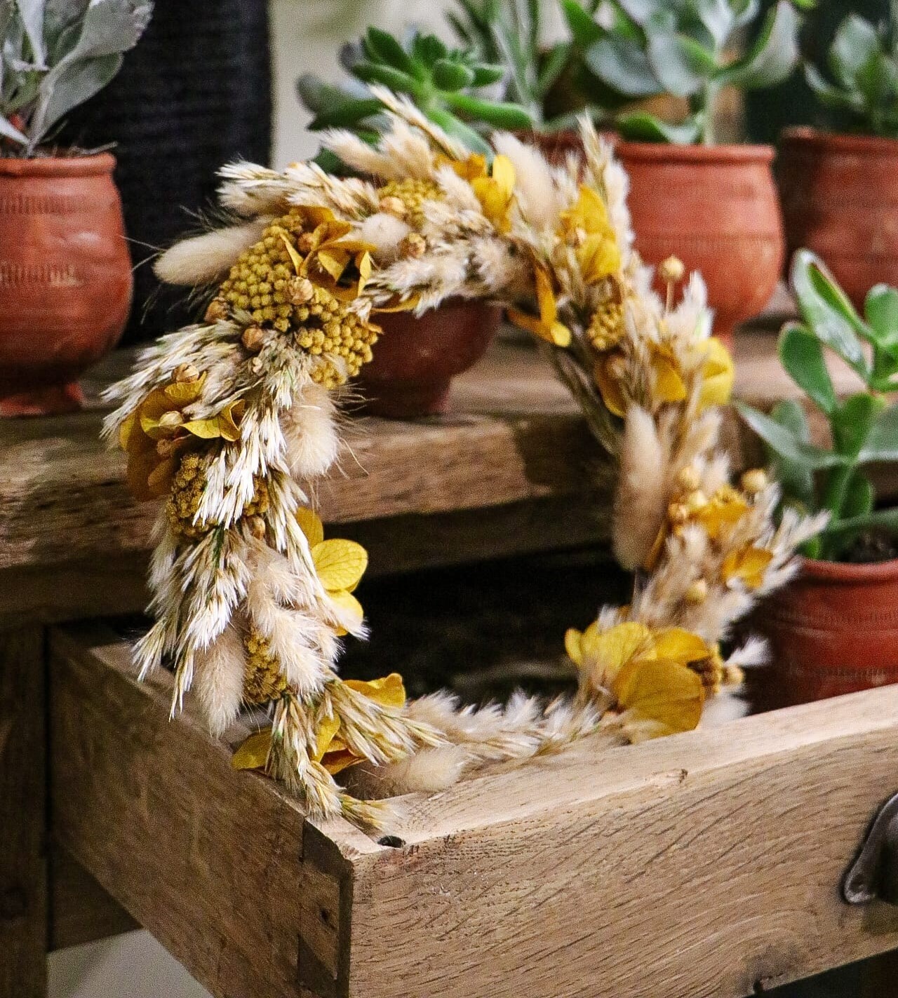 Réalisez votre couronne de feuillage saisonnier