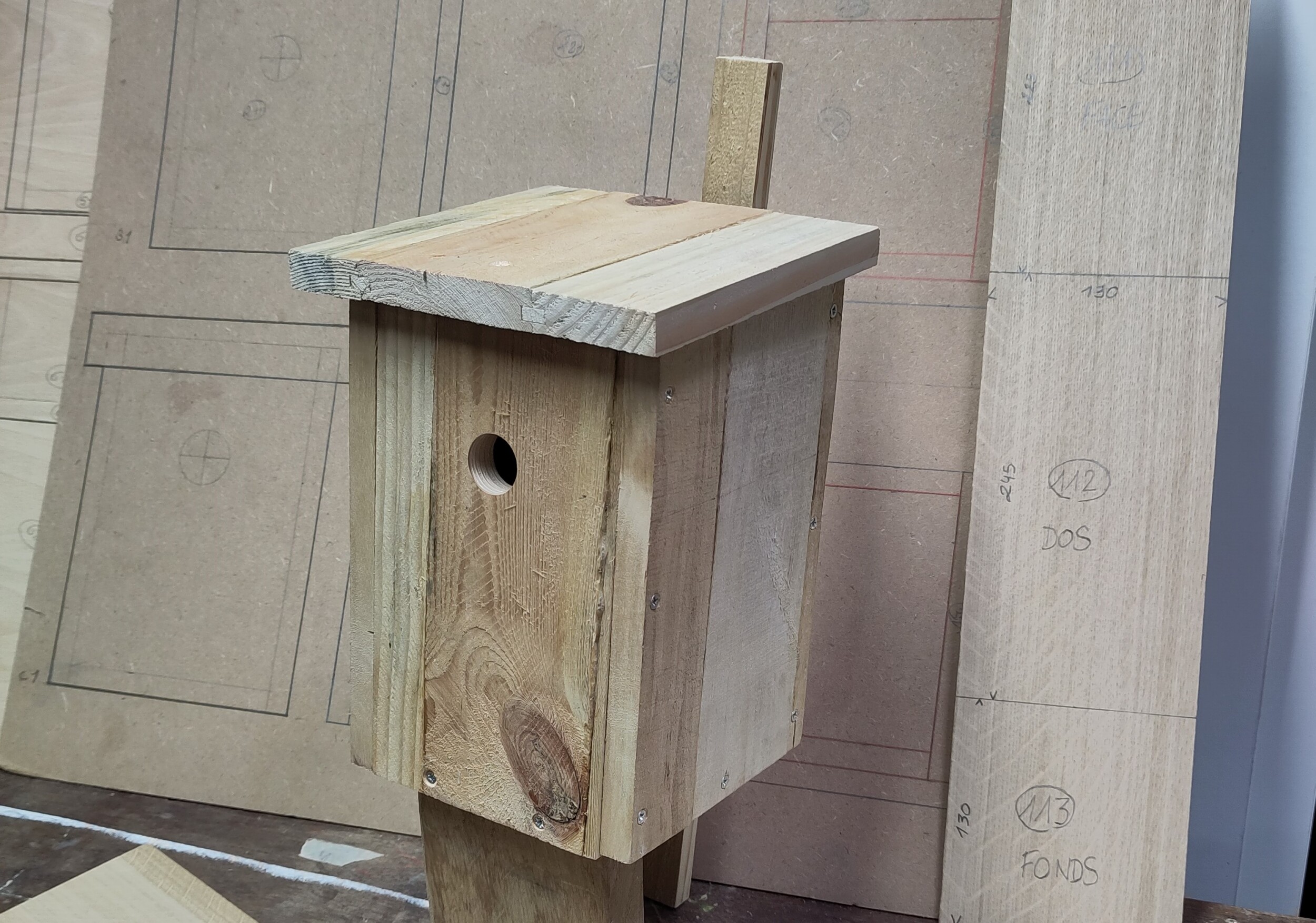 Réalisez votre nichoir en duo avec votre enfant