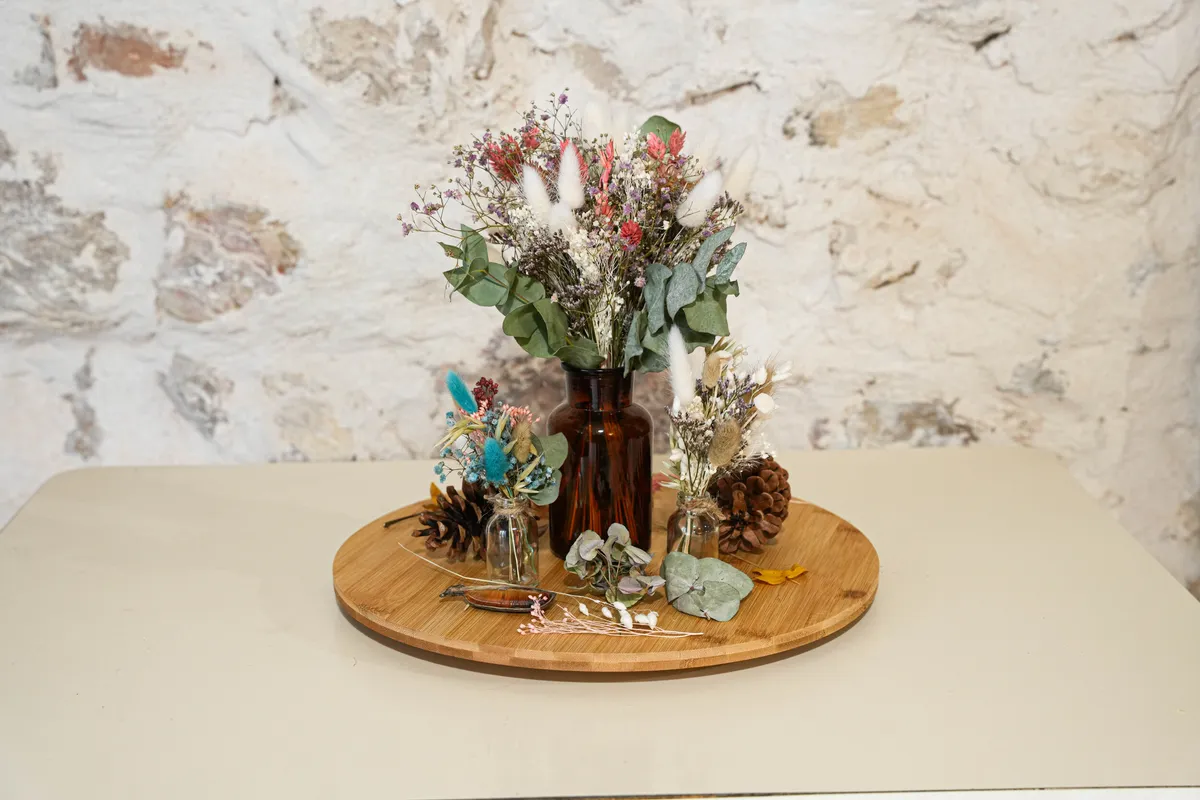 Réalisez votre bouquet de fleurs séchées