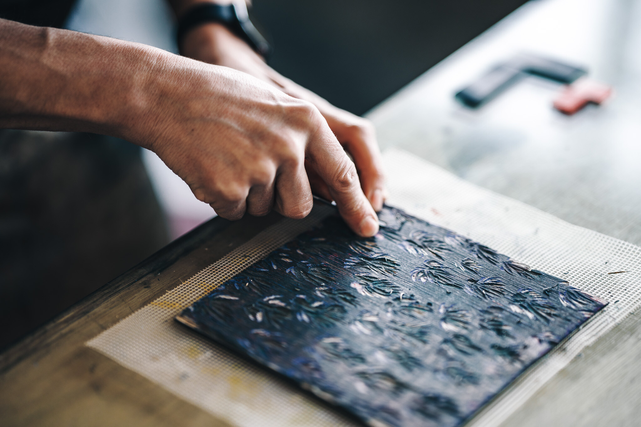 Wecandoo - Introduction to woodcut printing and make your own prints - Image n°3