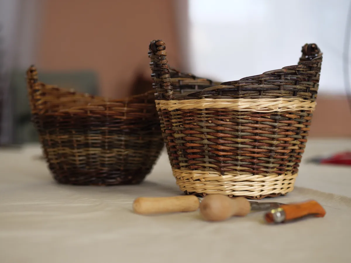 Réalisez votre corbeille asymétrique