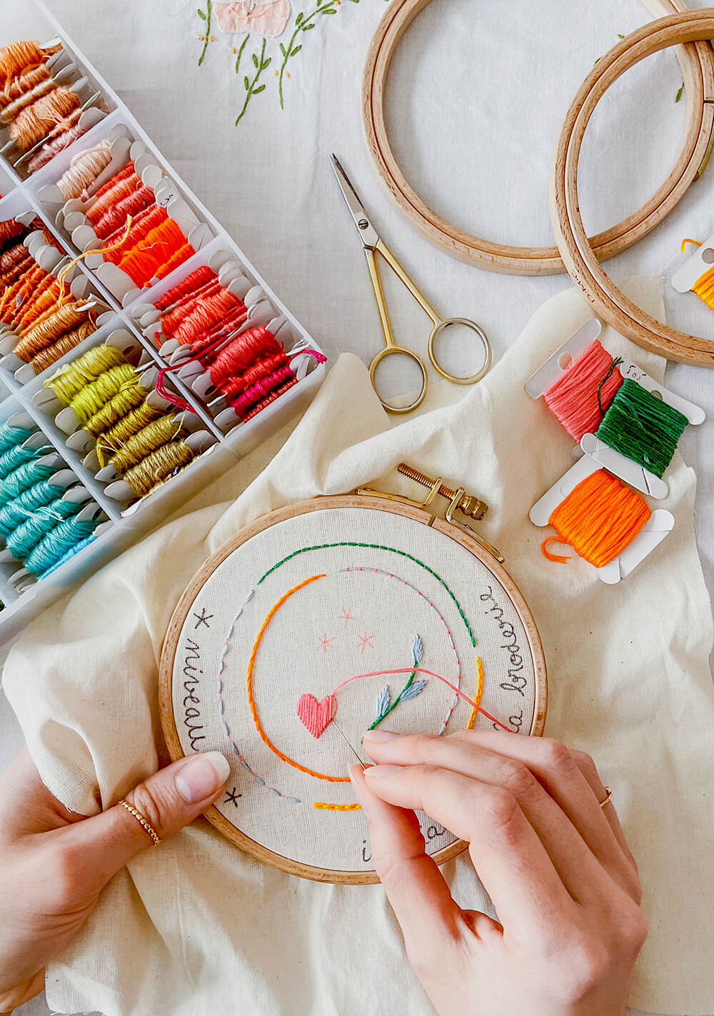 Make your first piece of embroidery
