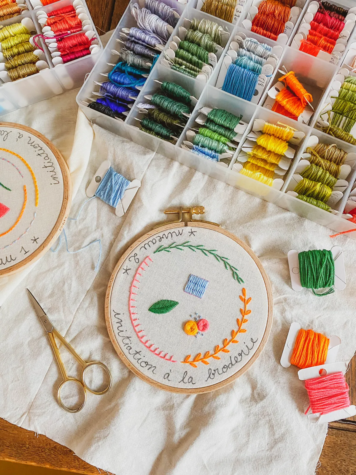 Improve your embroidery skills with Pauline
