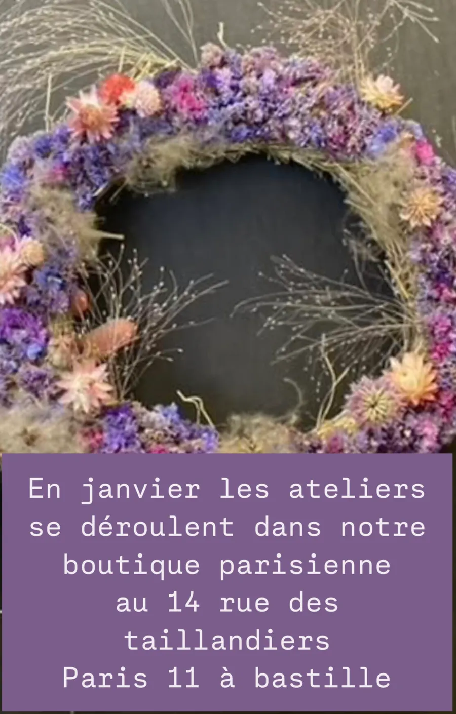 Réalisez votre couronne de fleurs séchées - Image n°1 - Wecandoo