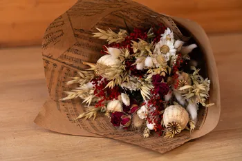 Réalisez votre bouquet de fleurs séchées