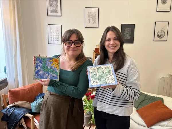 Réalisez votre tableau ou dessous de plat en mosaïque avec Marion - Image n°5 - Wecandoo