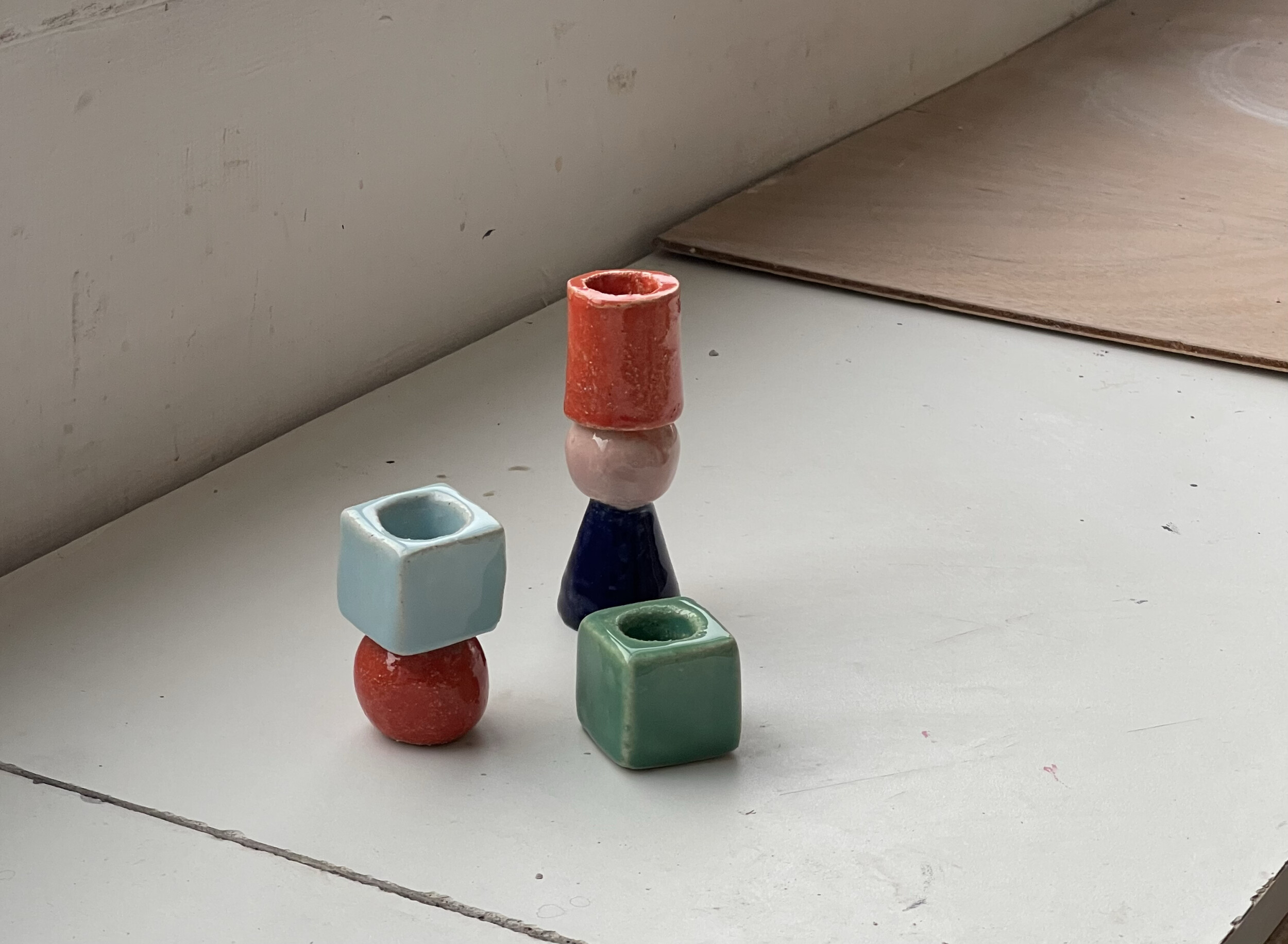 Fabriquez votre duo de bougeoirs en céramique