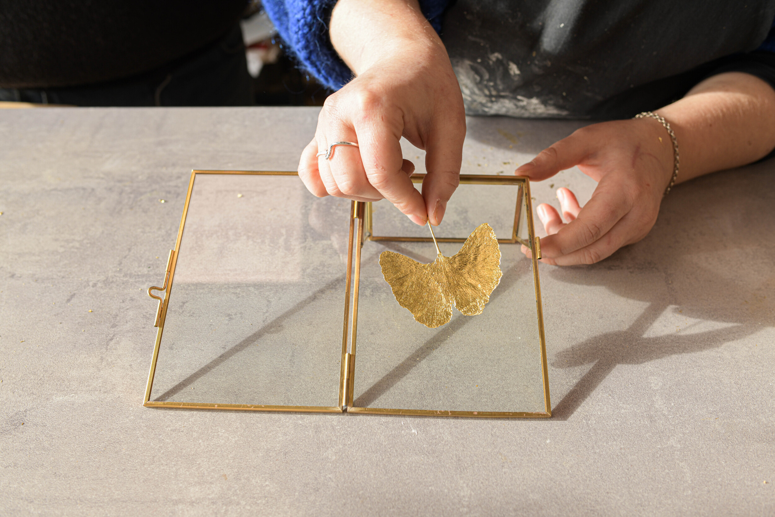 Initiez-vous à la dorure sur végétal