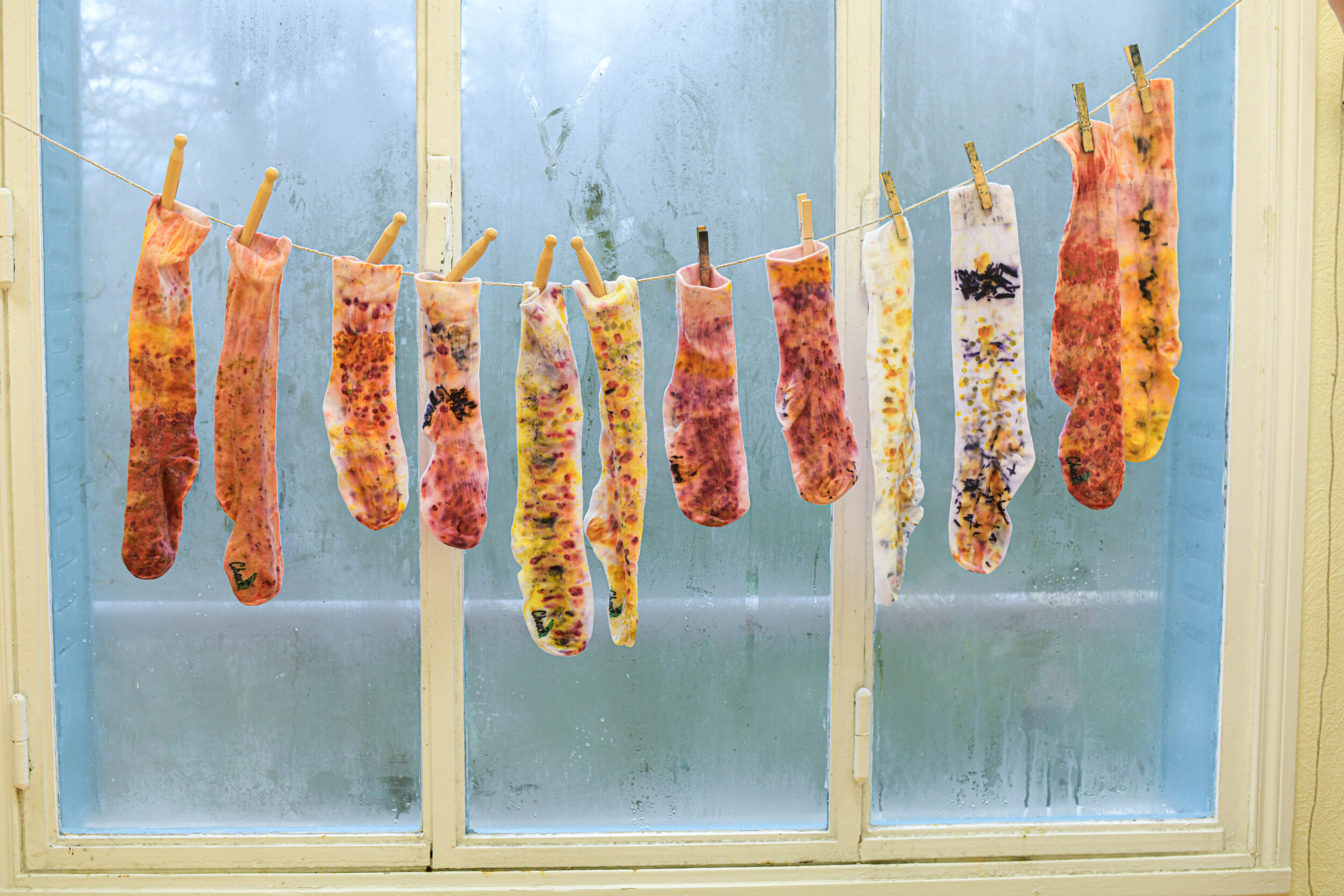 Réalisez votre paire de chaussettes en écoprint