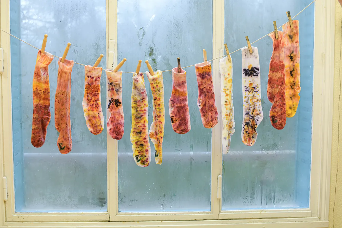 Réalisez votre paire de chaussettes en écoprint