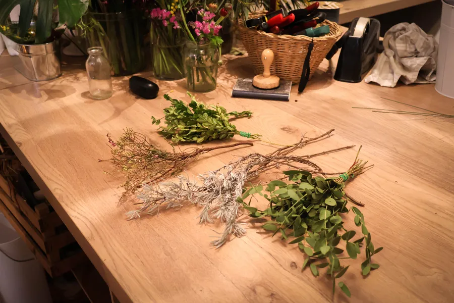 Réalisez votre couronne murale en fleurs séchées avec Isabelle - Afbeelding nr. 1 - Wecandoo