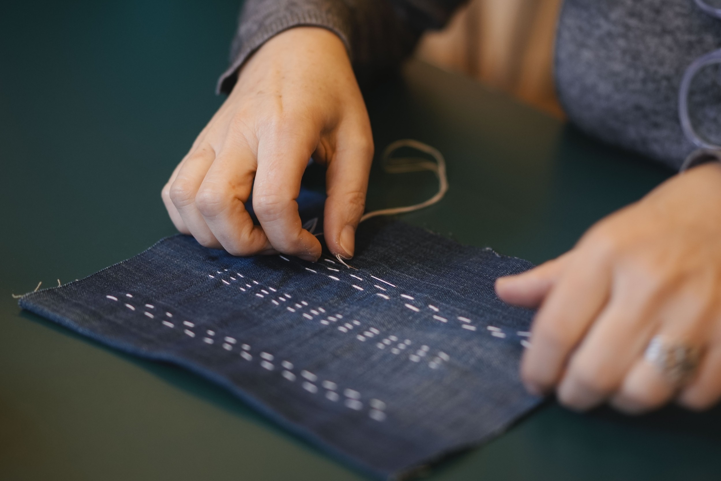 Wecandoo - Découvrez les bases de la technique du Sashiko avec Caroline - Image n°2