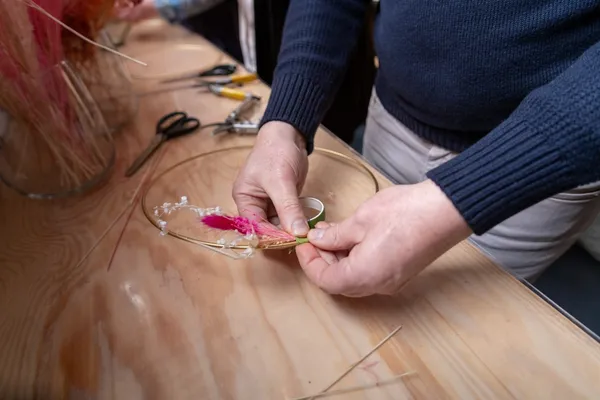 Réalisez votre couronne de fleurs avec Nathalie - Afbeelding nr. 3 - Wecandoo