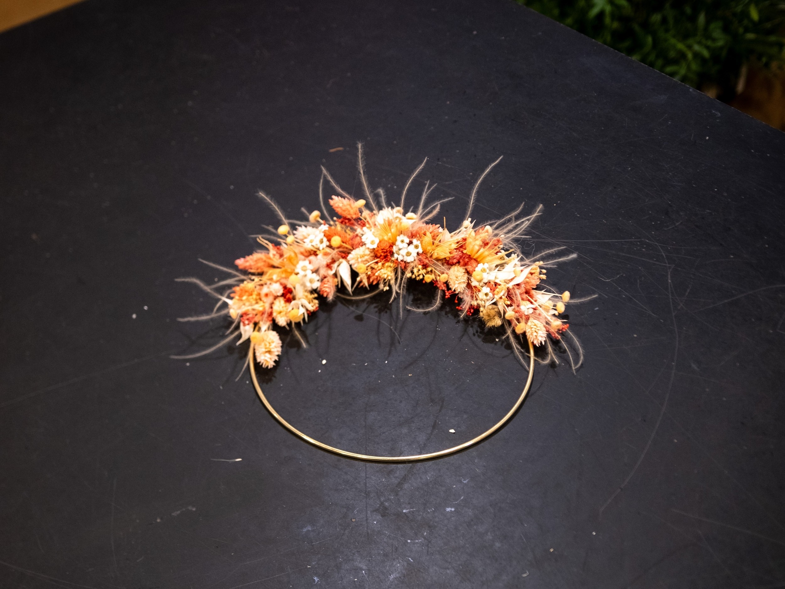 Réalisez votre couronne de fleurs