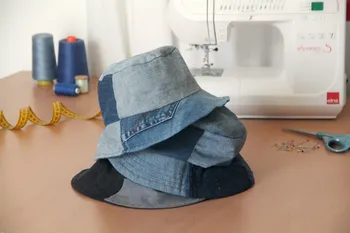 Fabriquez votre bob en jean upcyclé