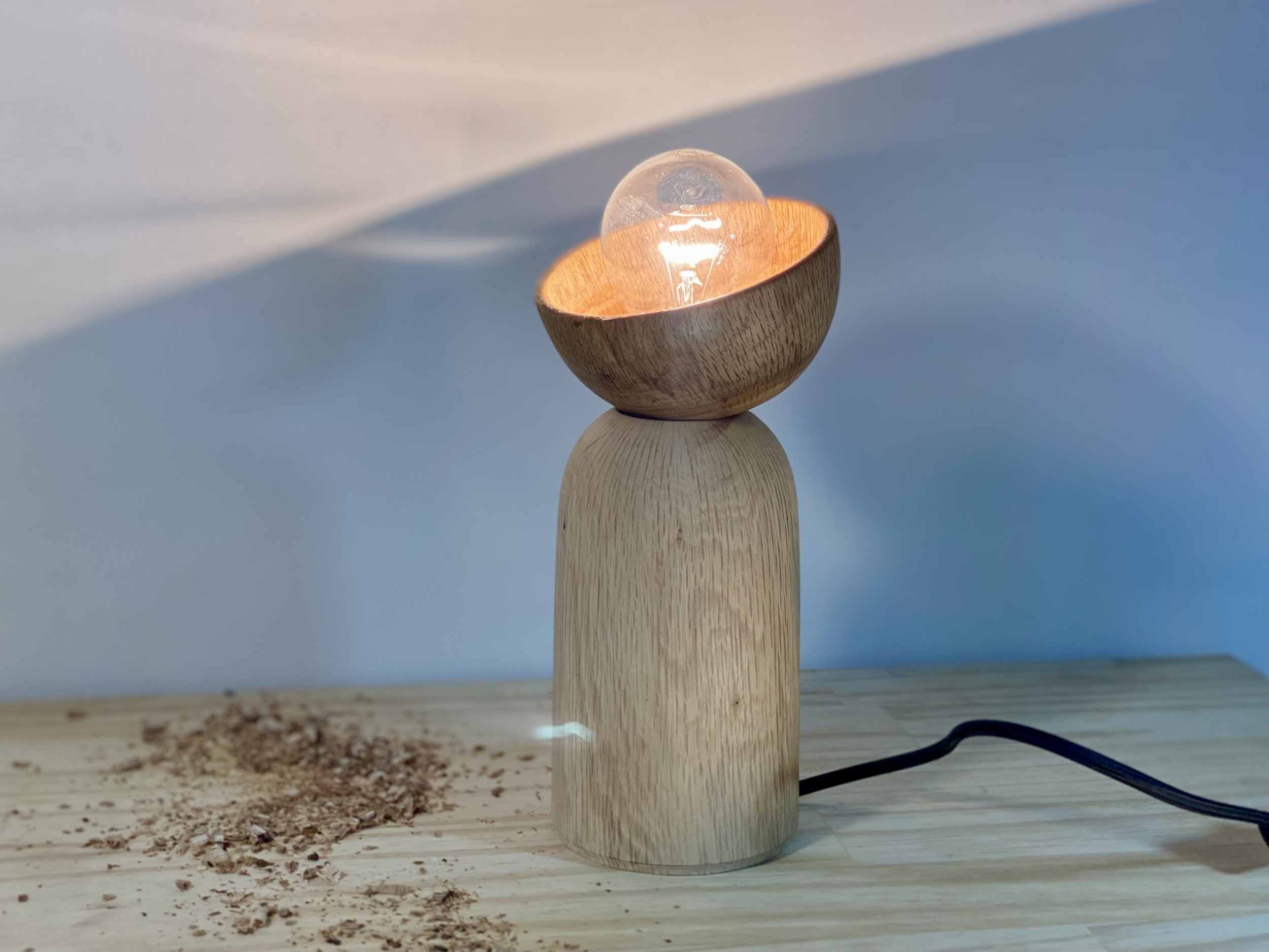 Réalisez votre luminaire en bois