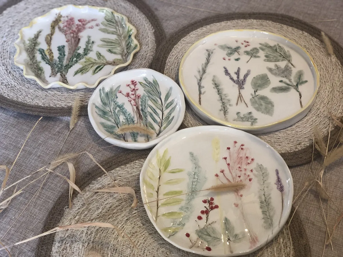 Modelez et décorez vos propres assiettes