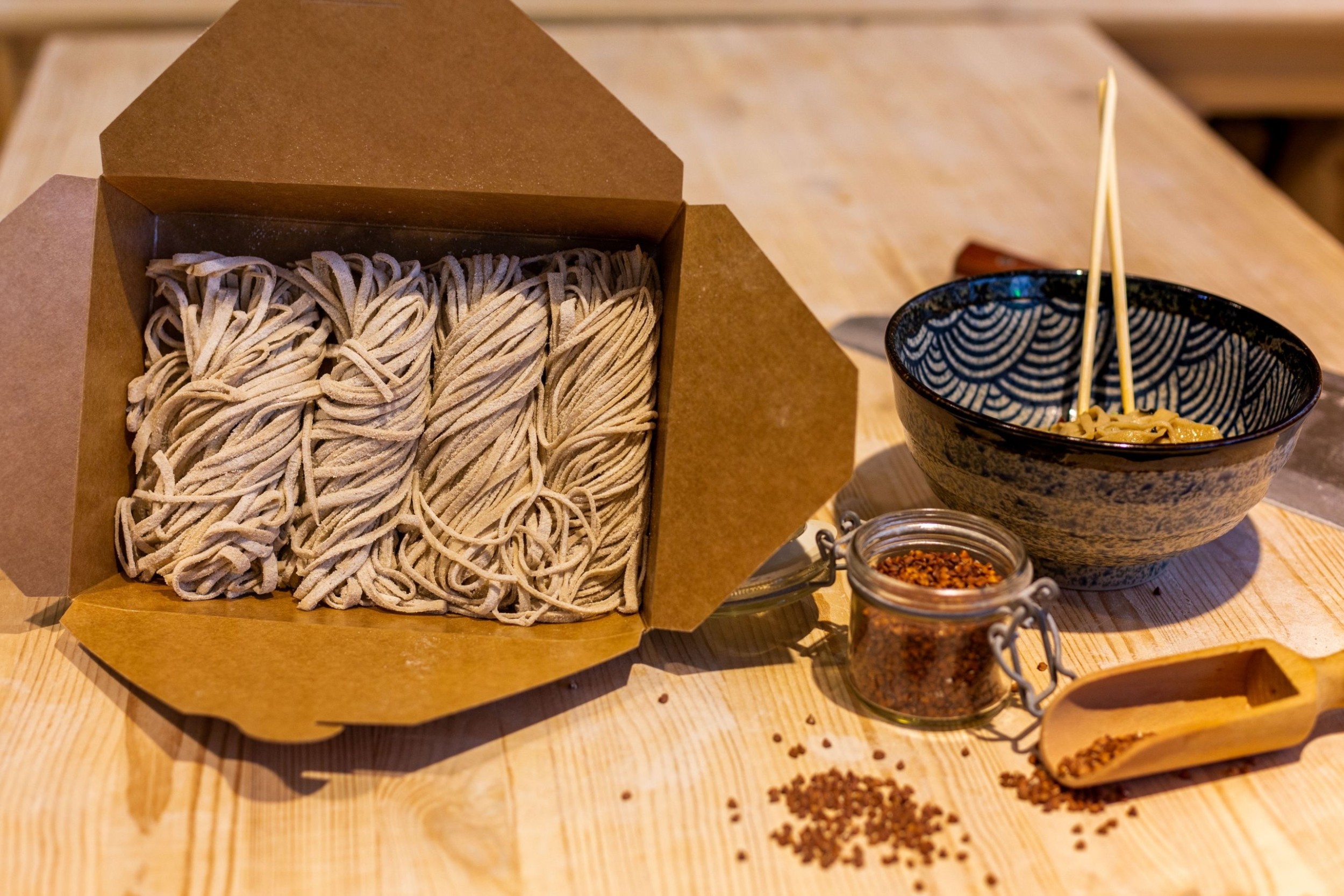 Réalisez vos pâtes soba au sarrasin