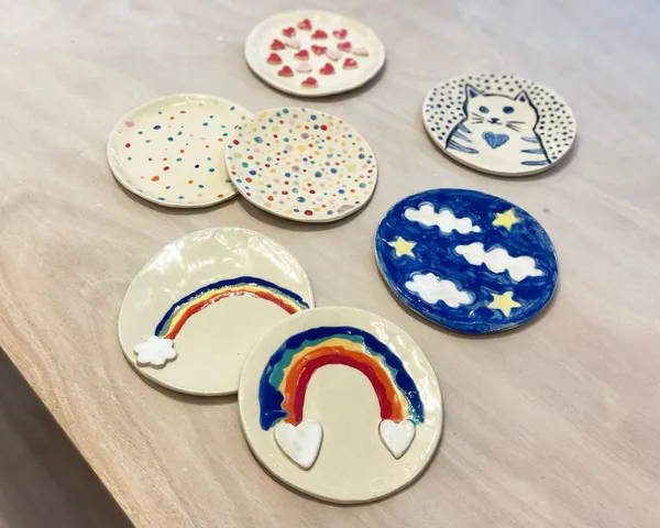 Wecandoo - Modelez vos petites assiettes en forme d'animaux