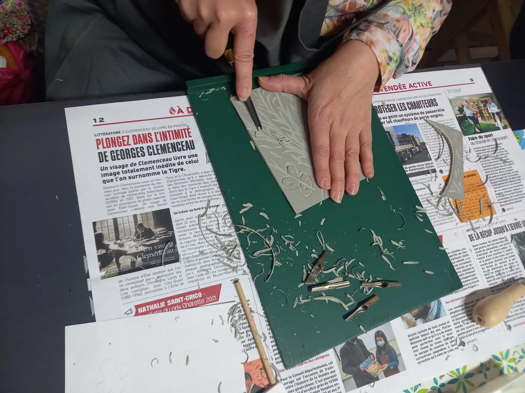 Découvrez la linogravure avec Corinne - Image n°4 - Wecandoo