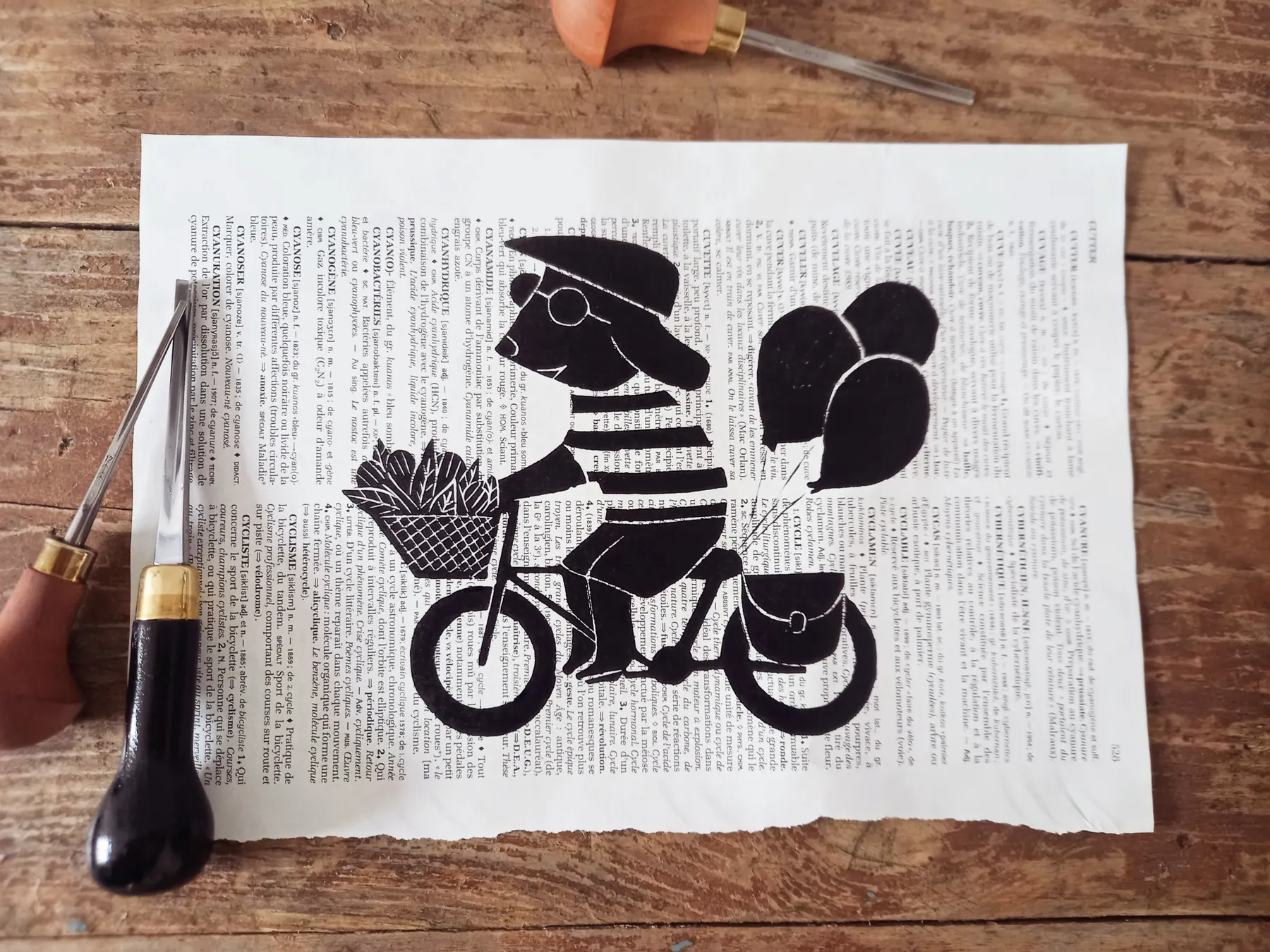 Découvrez la linogravure en duo avec votre enfant accompagnés par Corinne - Image n°1 - Wecandoo