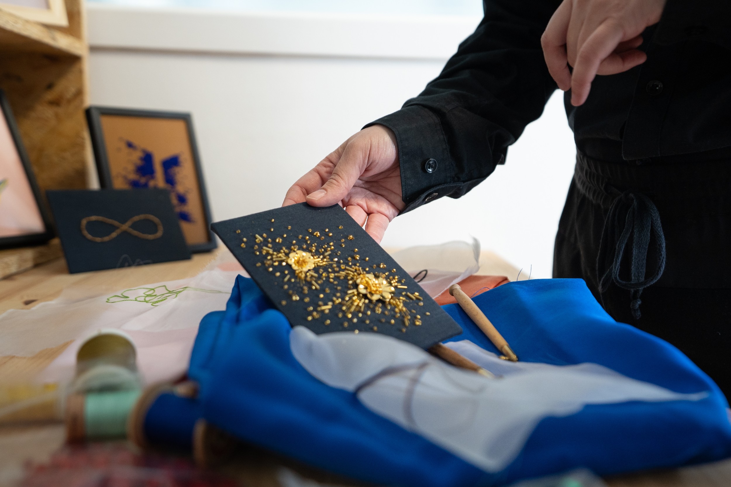 Wecandoo - Atelier individuel : Initiez-vous à la broderie d'art avec Sophie - Image n°6