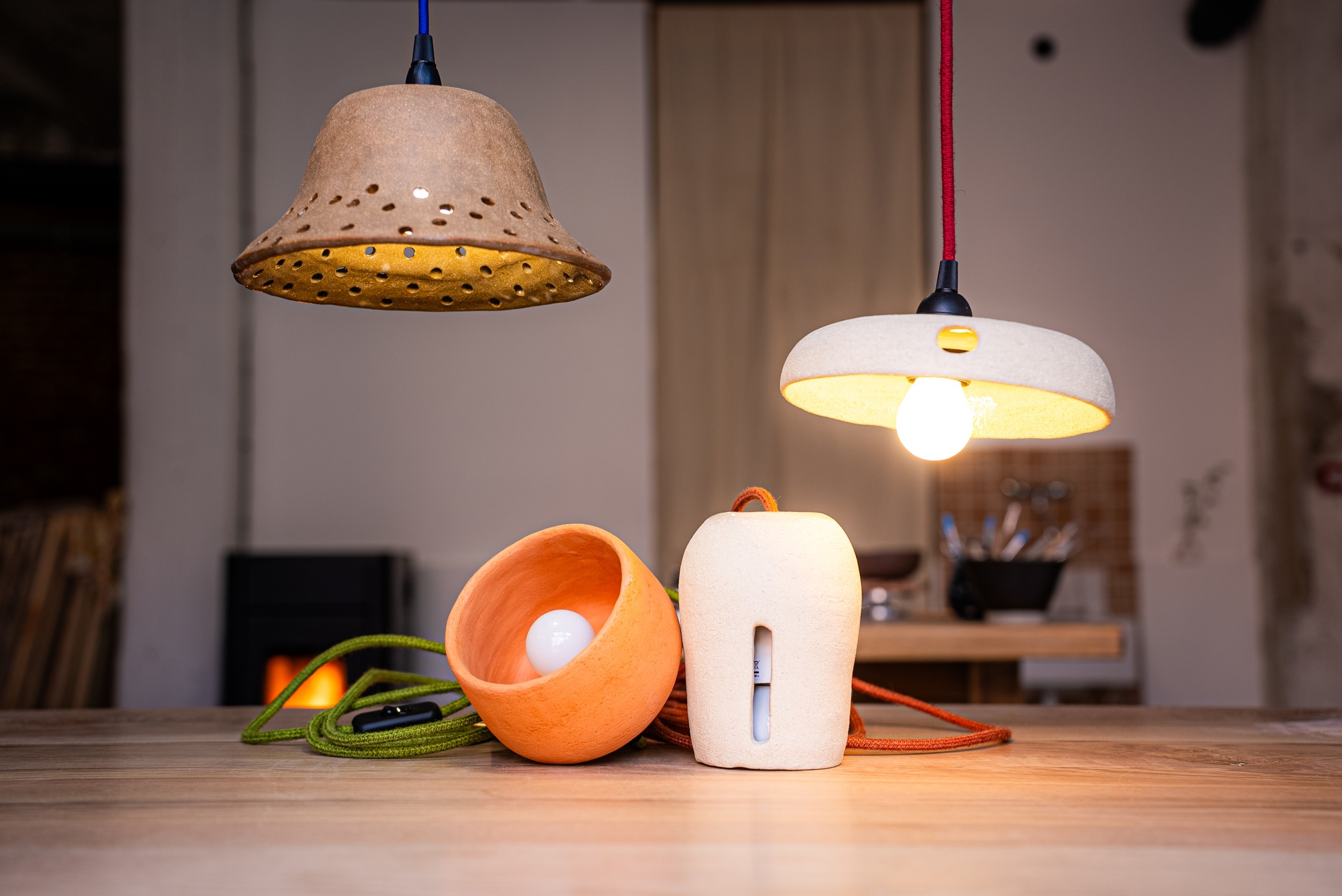 Réalisez votre luminaire en modelage