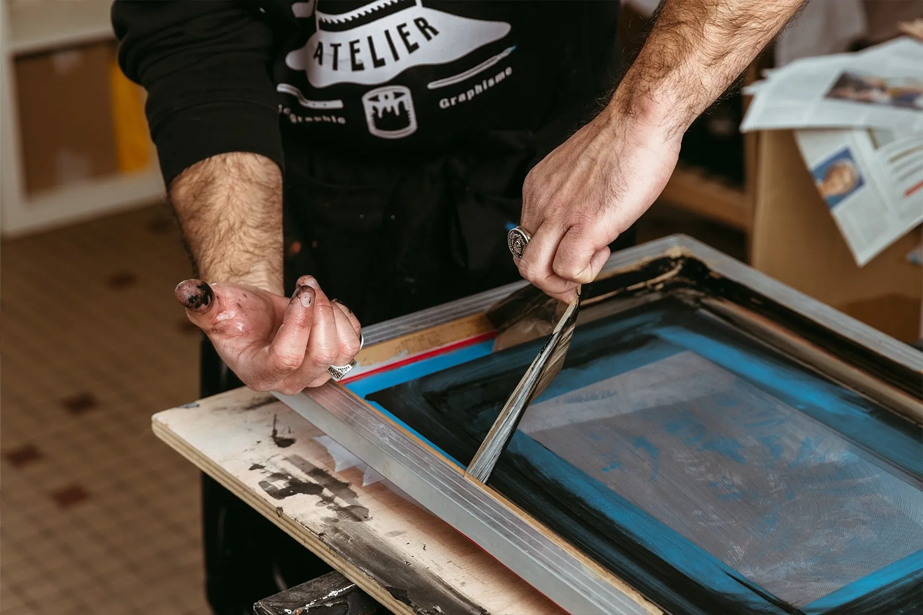 Sérigraphiez votre tote-bag et votre t-shirt avec Clément - Afbeelding nr. 3 - Wecandoo