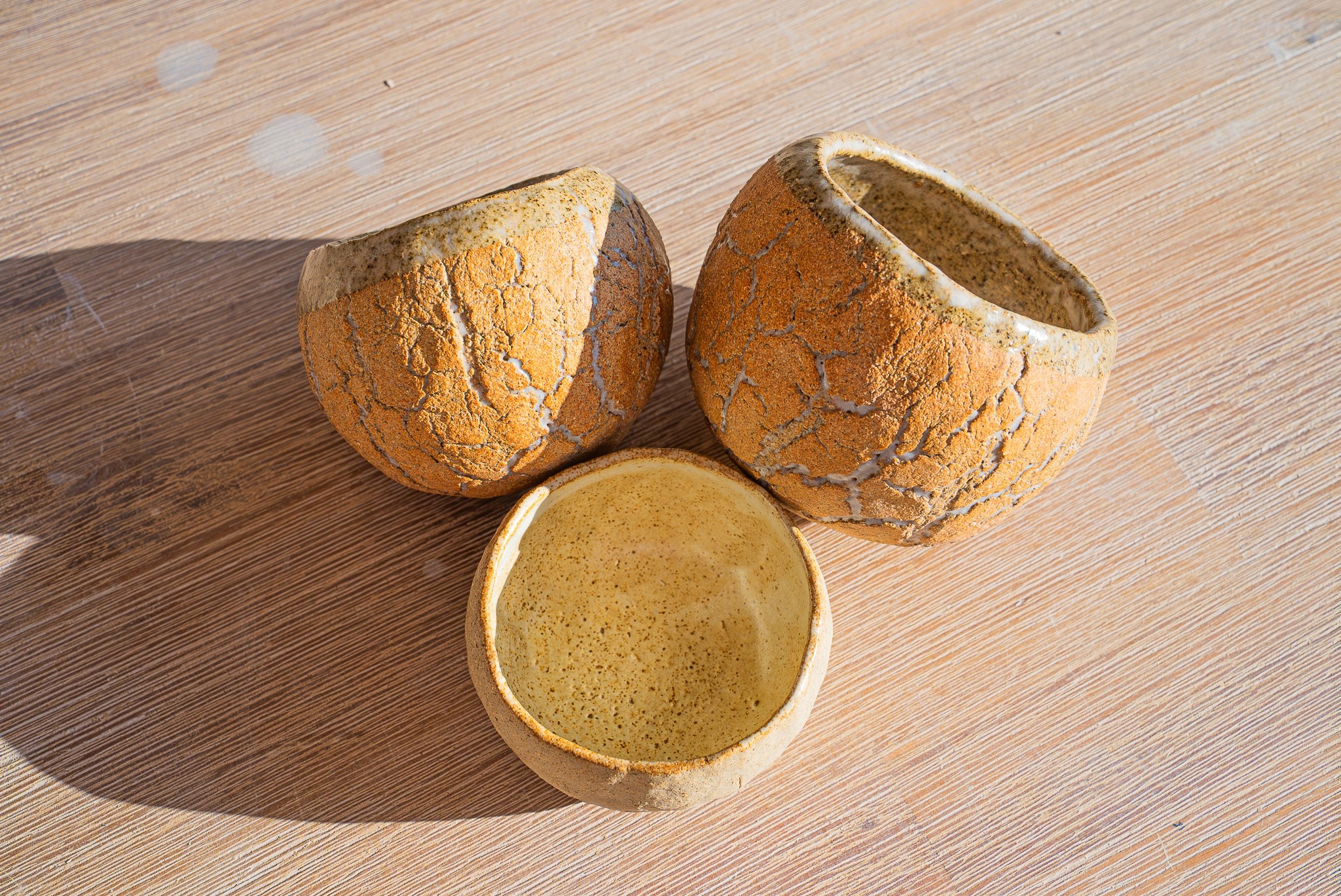 Réalisez votre bol en terre craquelée