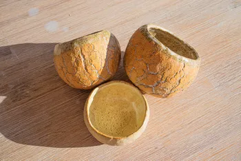 Réalisez votre bol en terre craquelée