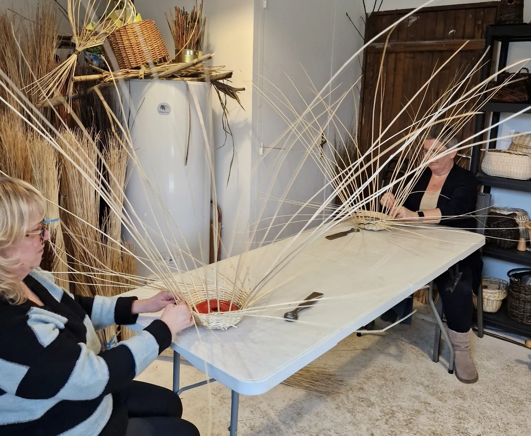Créez votre corbeille en osier sur une journée avec Véronique - Image n°2 - Wecandoo