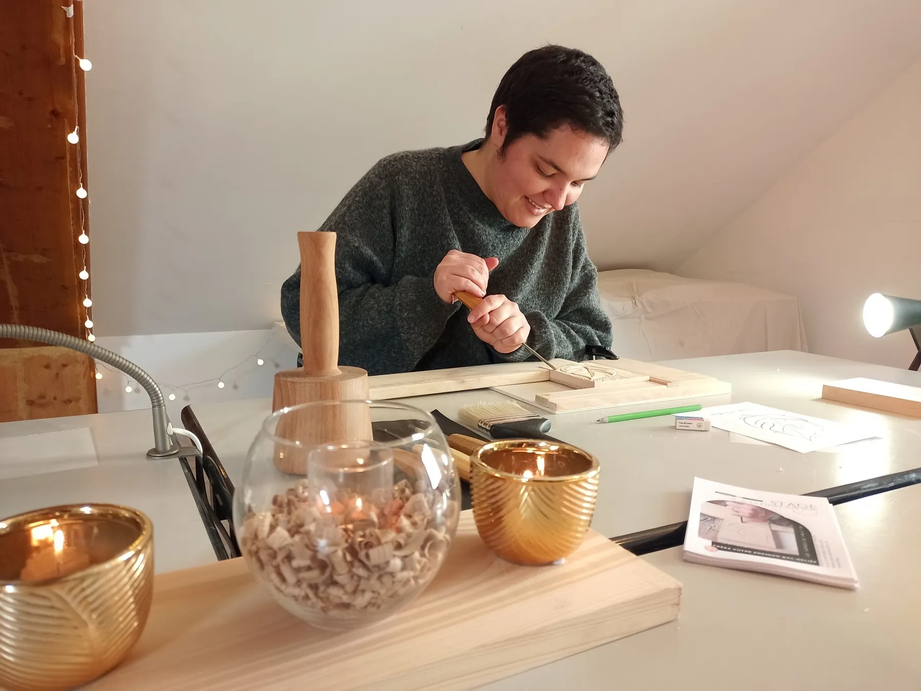 Découvrez la sculpture sur bois avec Mélanie - Image n°3 - Wecandoo