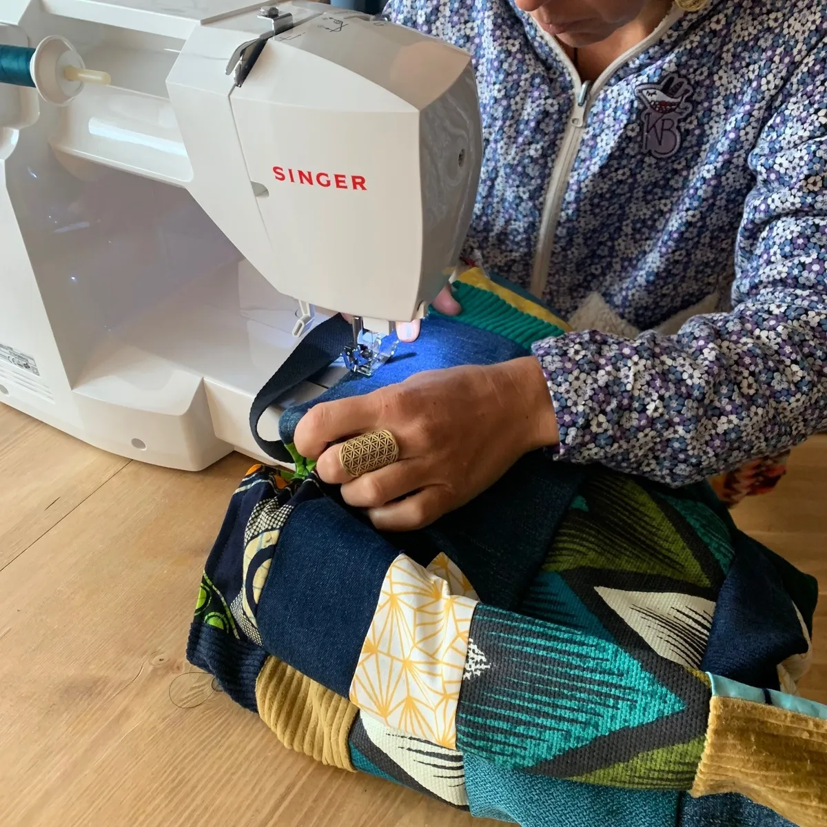 Réalisez votre création upcyclée en patchwork
